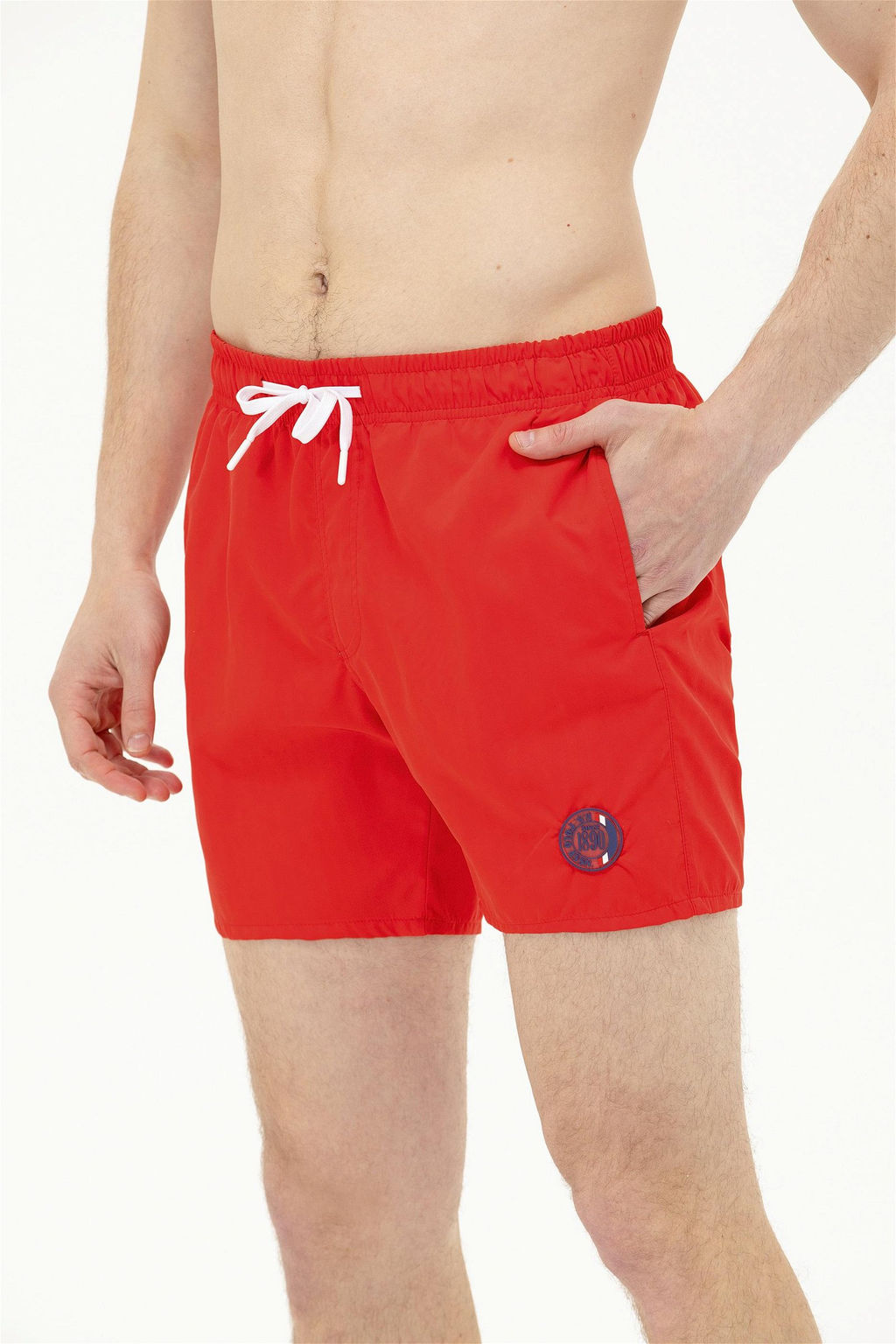 U. S. Polo Assn Мужские красные шорты для плавания - U.s. polo assn фото 10