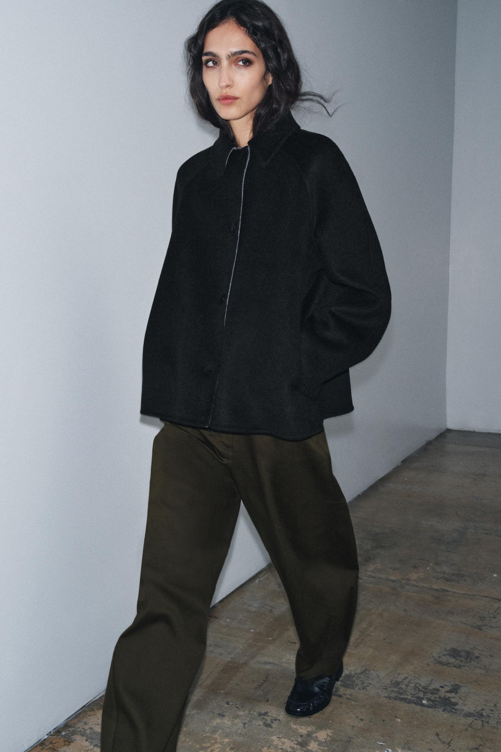 WOOL BLEND JACKET ZW COLLECTION - Zara фото 4