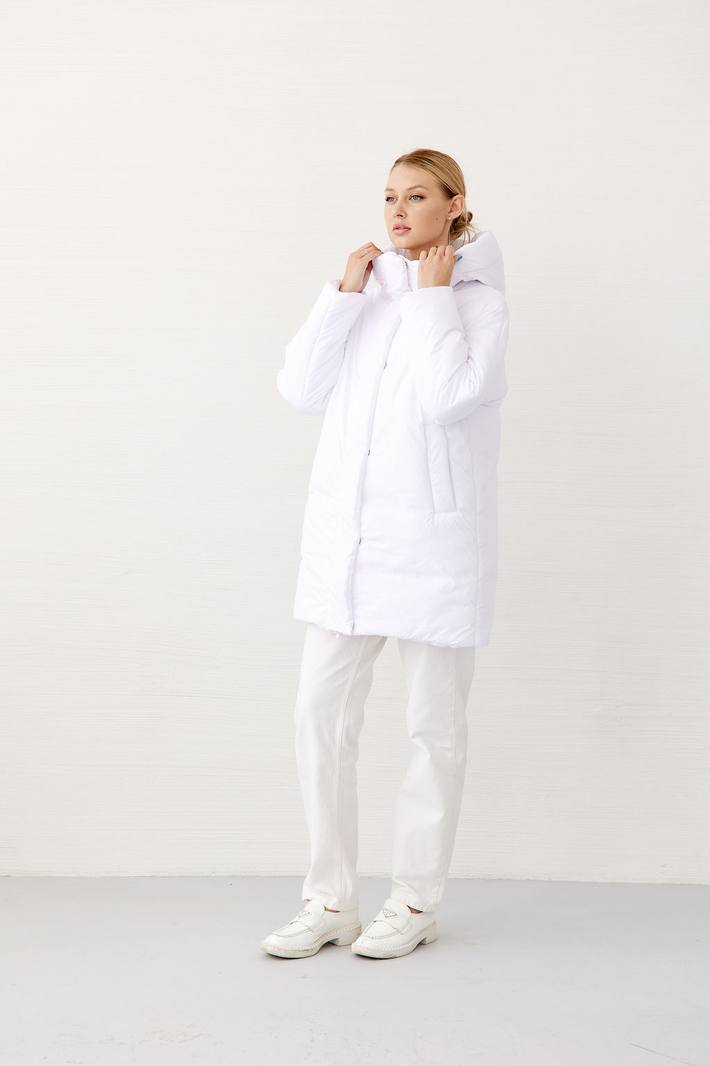 Куртка женская зимняя 25655 (серый опал) - Kankan фото 12