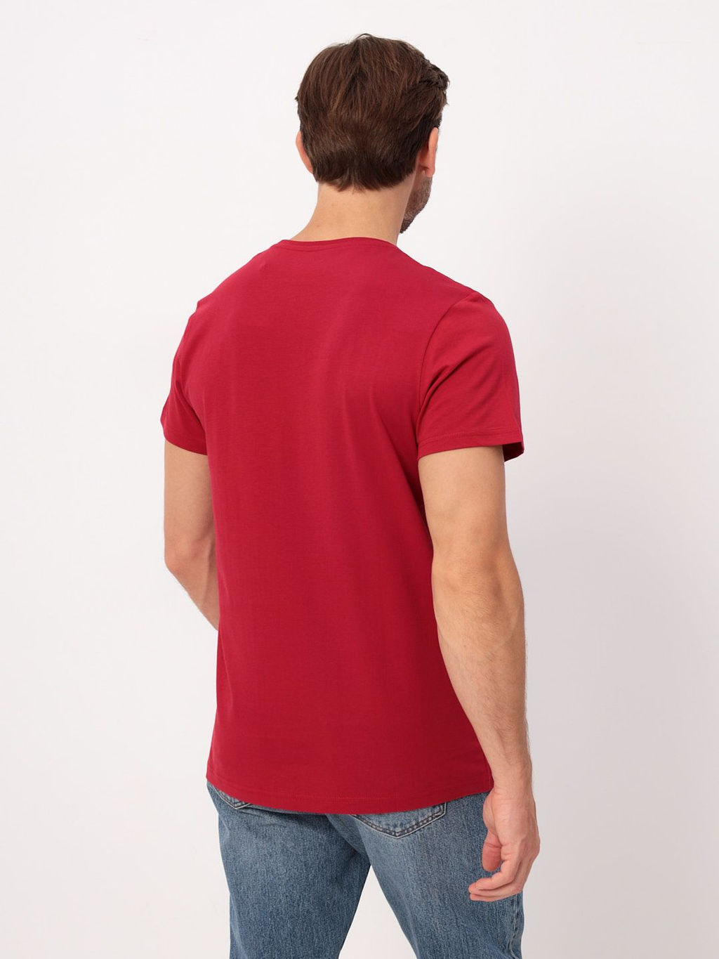 Футболка мужская короткий рукав GREG TS521 (красный)