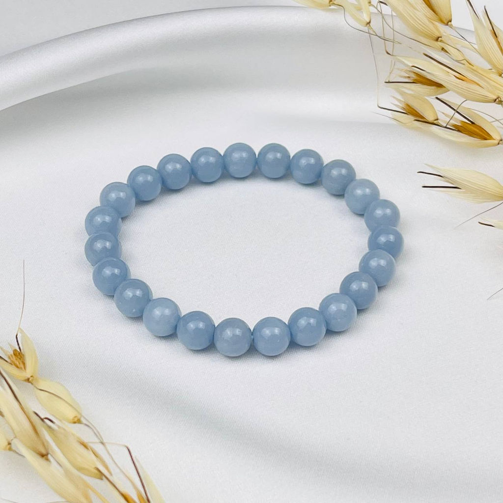 Браслет из Ангелита - Радуга самоцветов фото 2