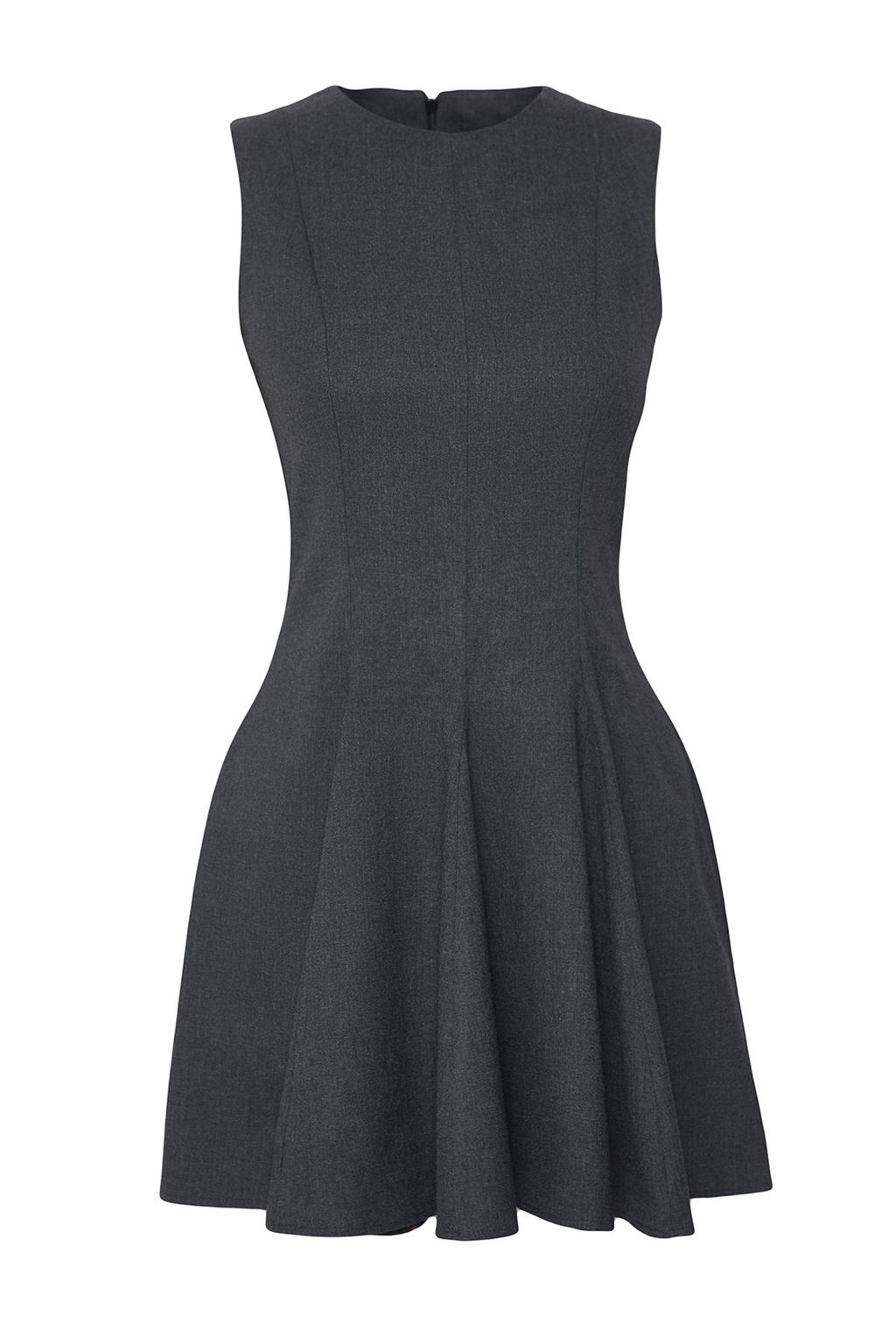 TRENDYOLMILLA Lacivert Cizgili Etegi Belden Ac?lan Bisiklet Yaka Mini Poliviskon Dokuma Elbise TWOAW25EL00244  фото 12