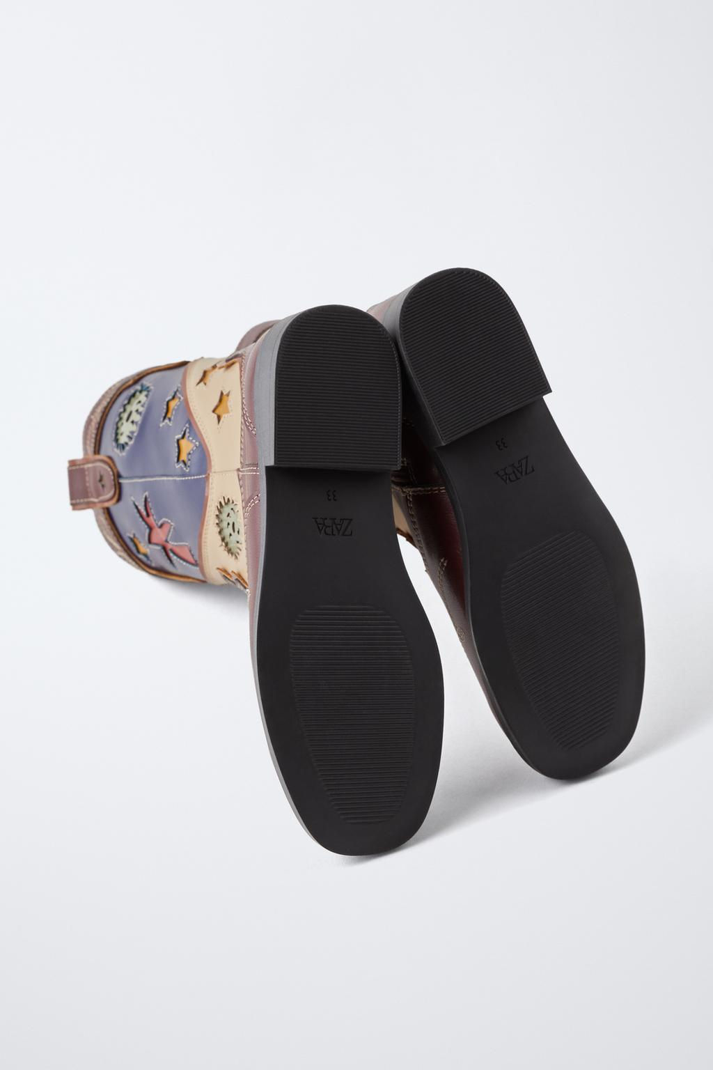 EMBELLISHED COWBOY BOOTS - Zara фото 6