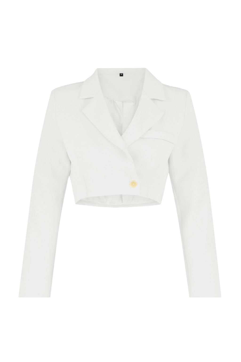 TRENDYOLMILLA Siyah Crop Astarl? Dokuma Blazer Ceket TWOAW22CE0086  фото 21