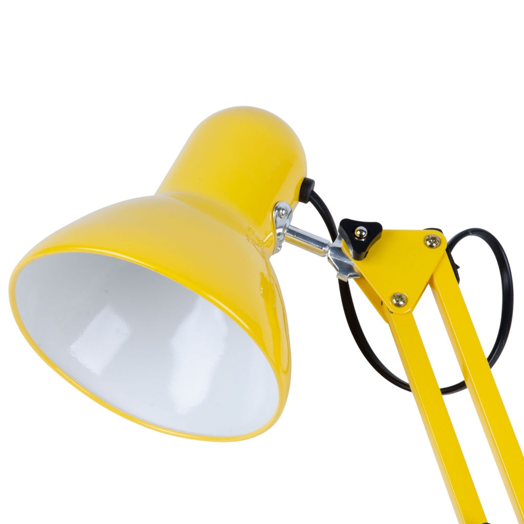 TLI-221 LIGHT YELLOW E27 Светильник настольный. Цоколь Е27. 60W. Механический выключатель. Желтый. ТМ Uniel