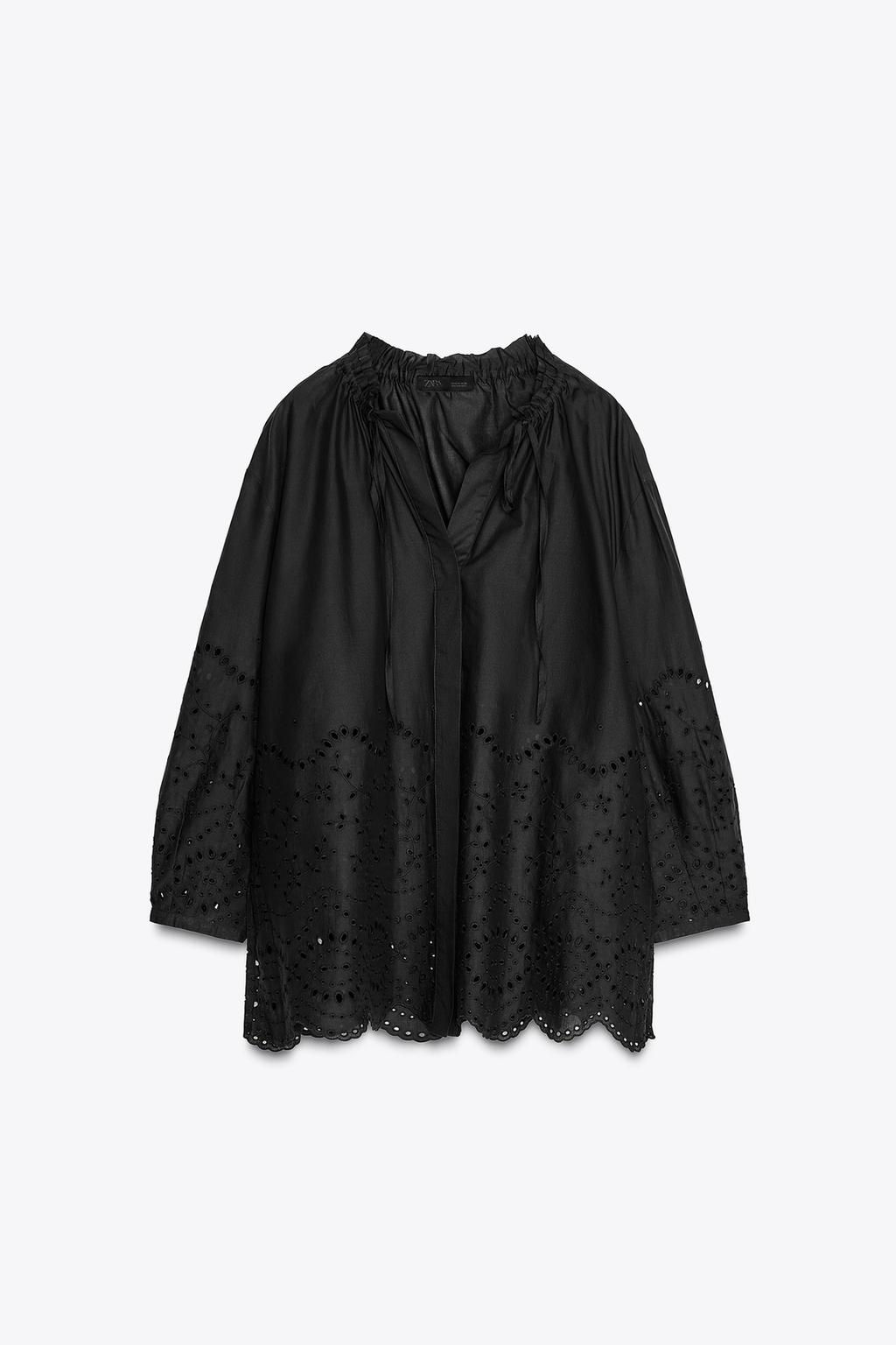 ZW COLLECTION EMBROIDERED BLOUSE - Zara фото 7
