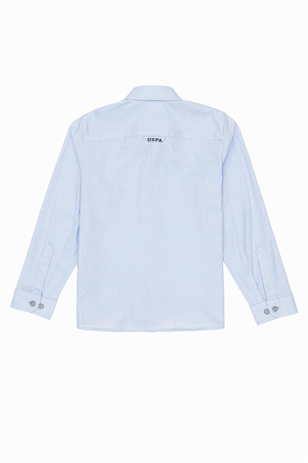 Рубашка голубая для мальчика Uzunkol Basic - U.s. polo assn фото 2