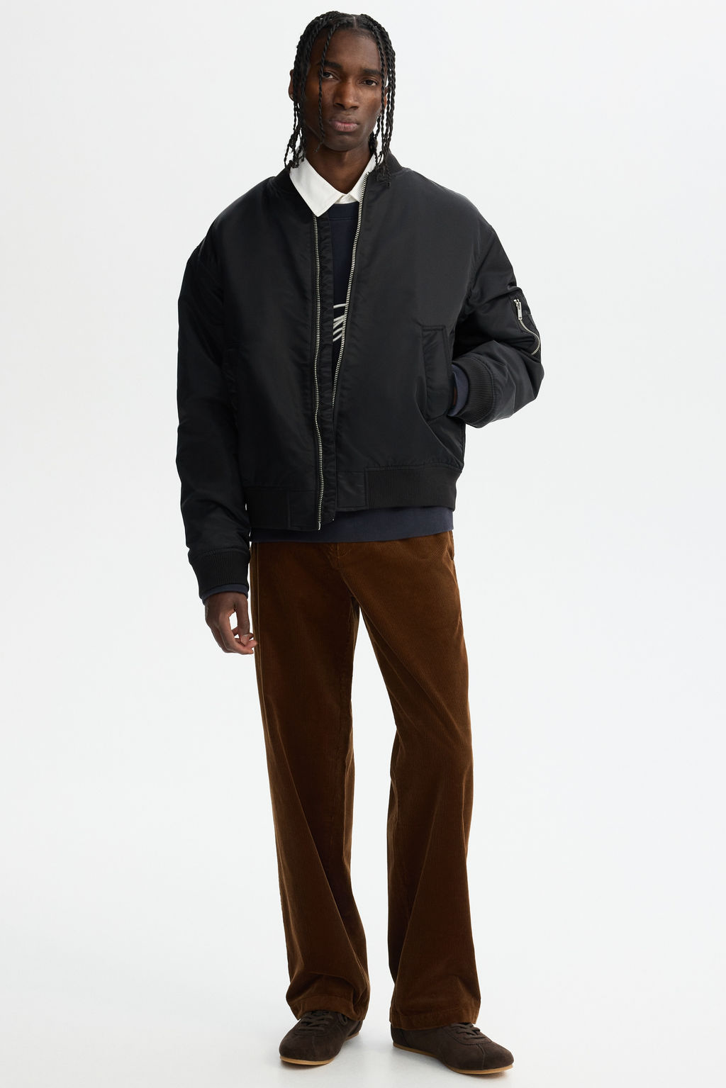 Pantal?n de pana Relaxed Fit - H&m фото 6