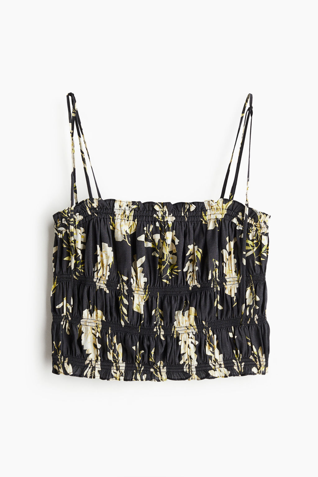 Top fruncido con tirantes de lazo - H&m фото 2
