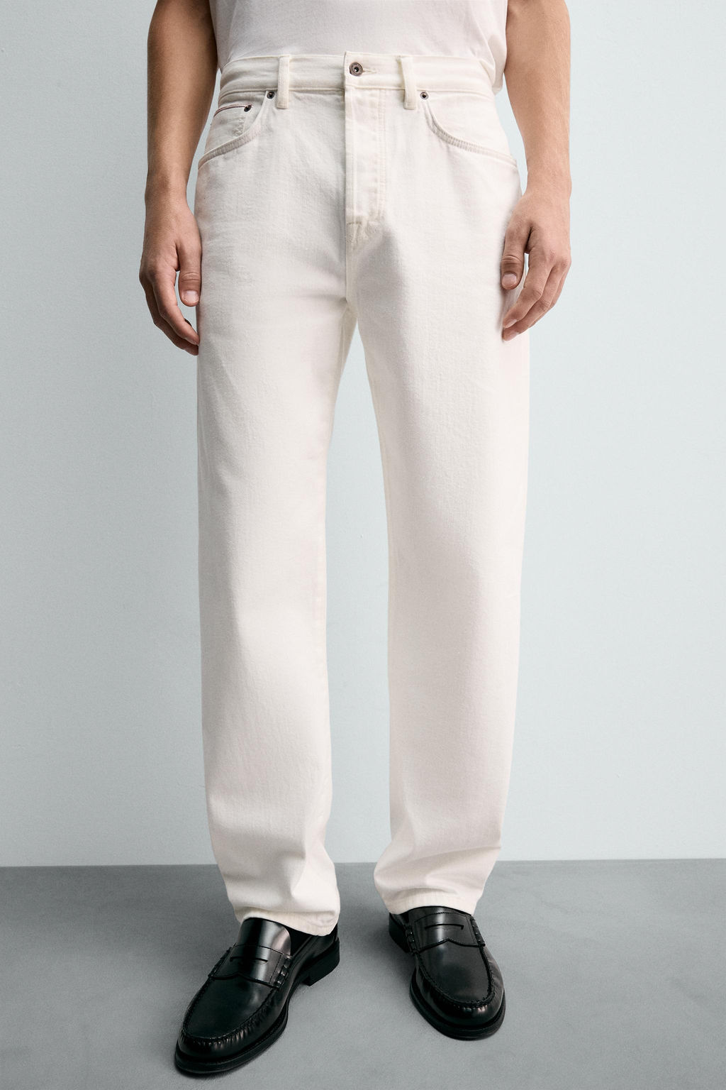 STRAIGHT ANKLE FIT SELVEDGE JEANS