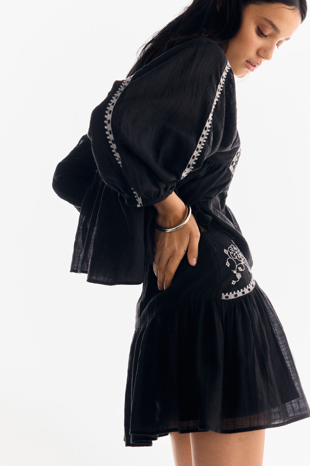 Falda bordada - H&m фото 5