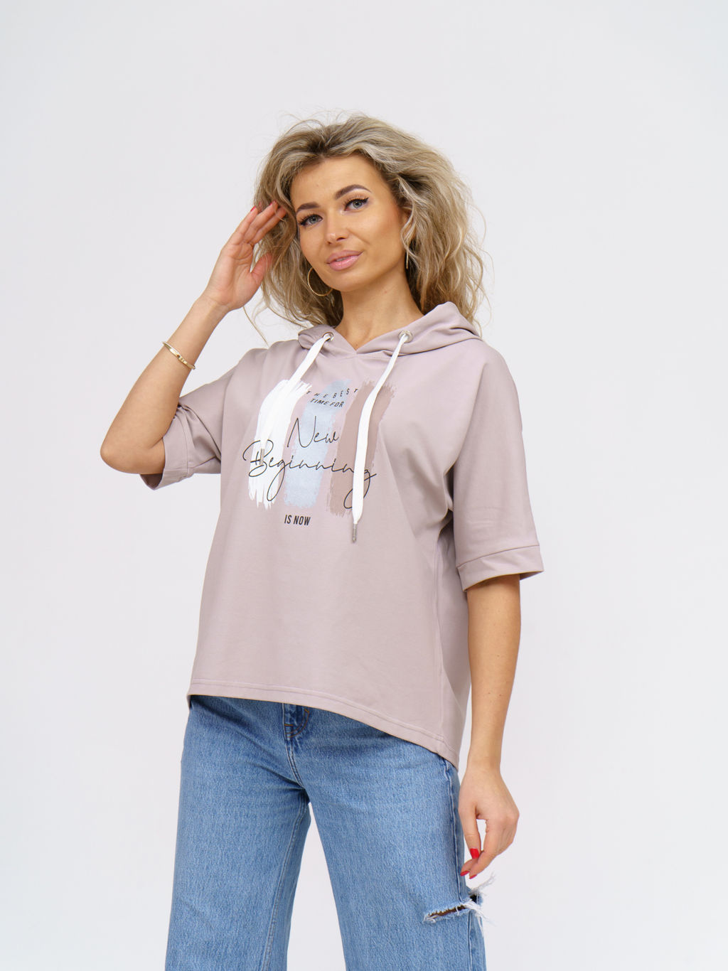 940 Футболка "Бежевый"