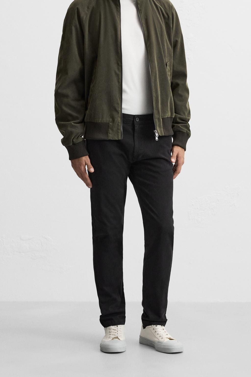 SKINNY FIT CHINO TROUSERS - Zara фото 37