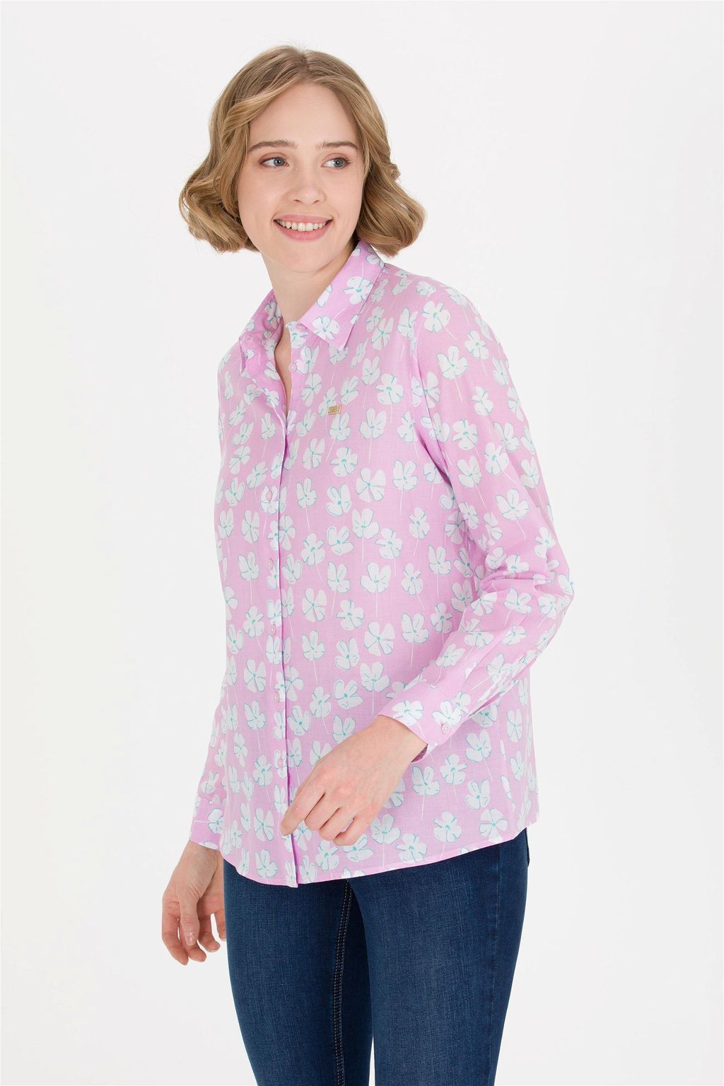 Женская рубашка Magnolia с длинным рукавом - U.s. polo assn фото 4