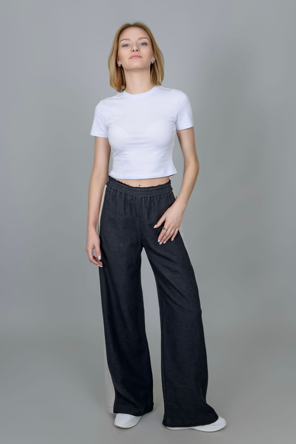 Брюки 70% лен+30%вискоза