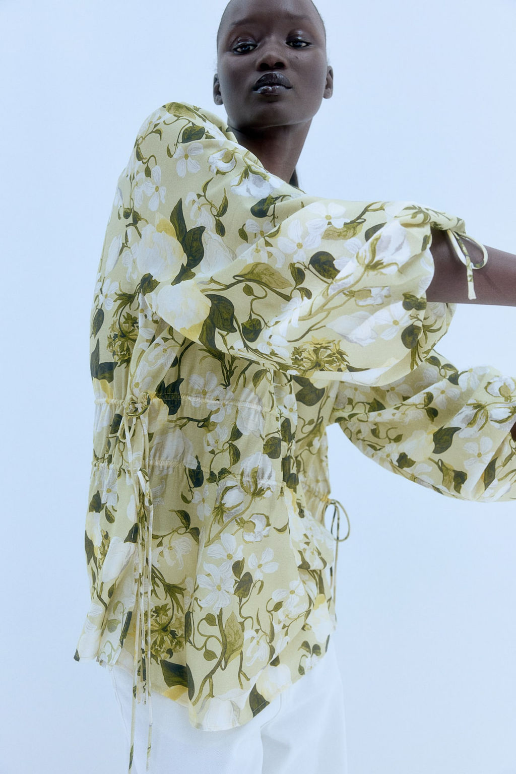 Blusa con cordon de ajuste - H&m фото 3