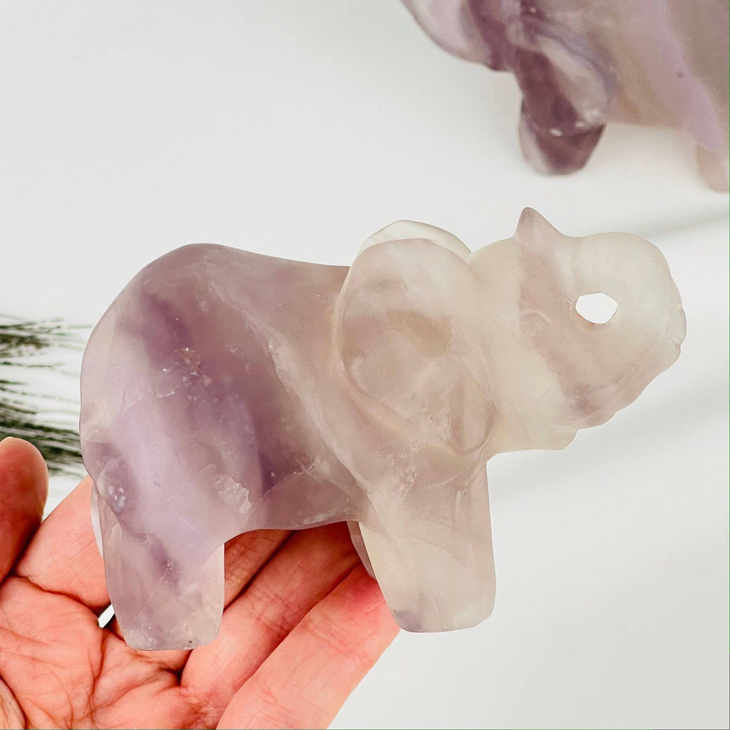 Фигурка Слон из Флюорита