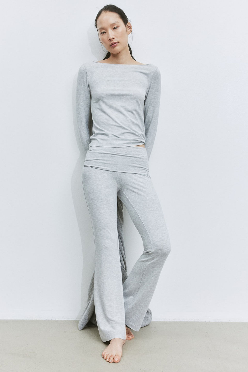 Camiseta con escote barco - H&m фото 2