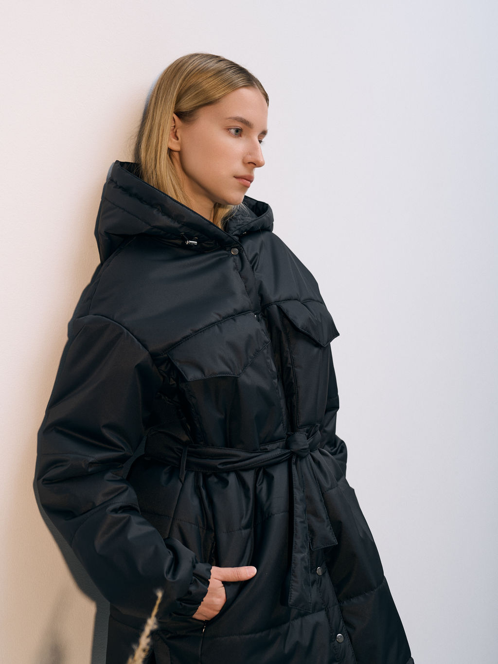 Куртка зимняя "Эмми" черный