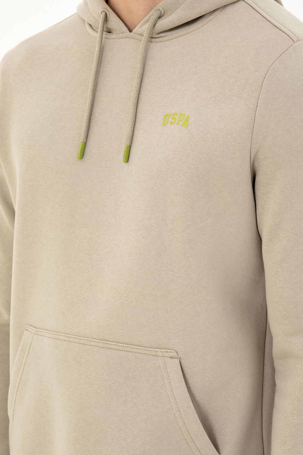 Мужской базовый свитшот светло-хаки - U.s. polo assn фото 7