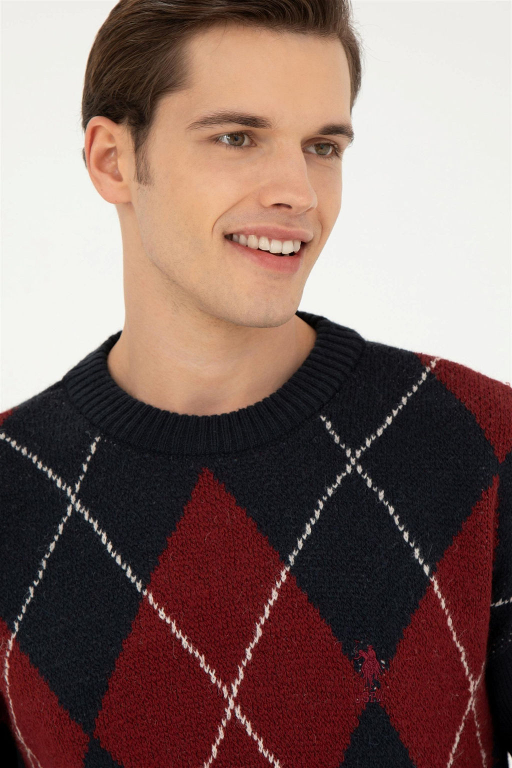 Мужской темно-синий свитер Неожиданная скидка в корзине - U.s. polo assn фото 2