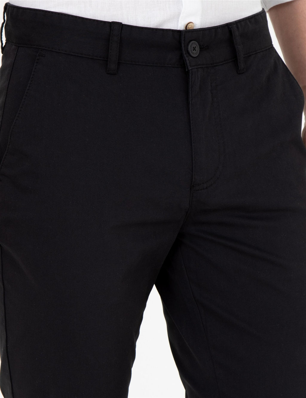 Siyah Slim Fit Kanvas Pantolon - Pierre cardin фото 5