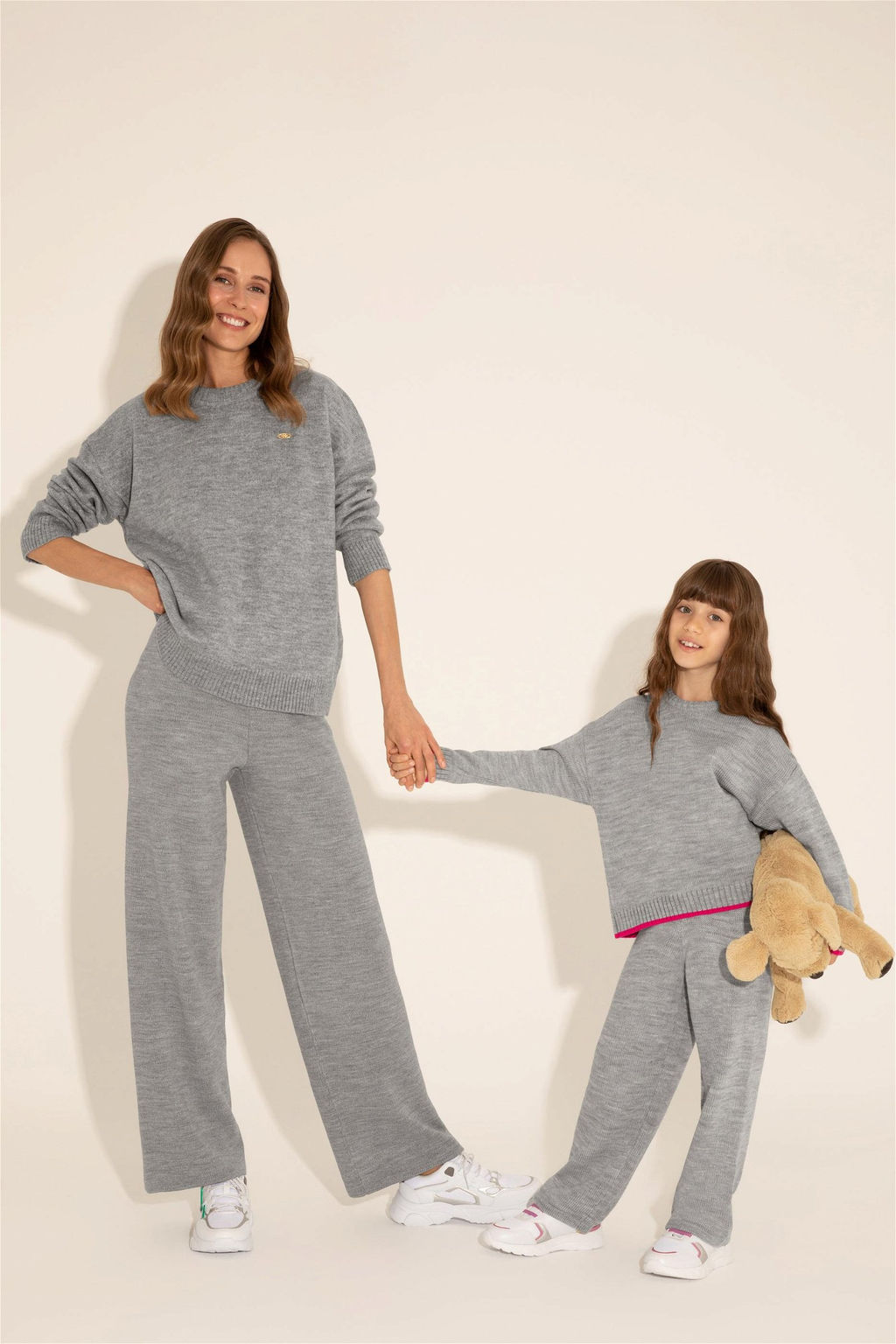 Женский серый меланжевый свитер - U.s. polo assn фото 8