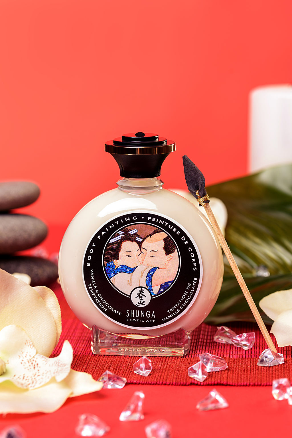 Декоративная крем-краска для тела Shunga Ванильно-шоколадное искушение (Vanilla&Chocolate), 100 мл