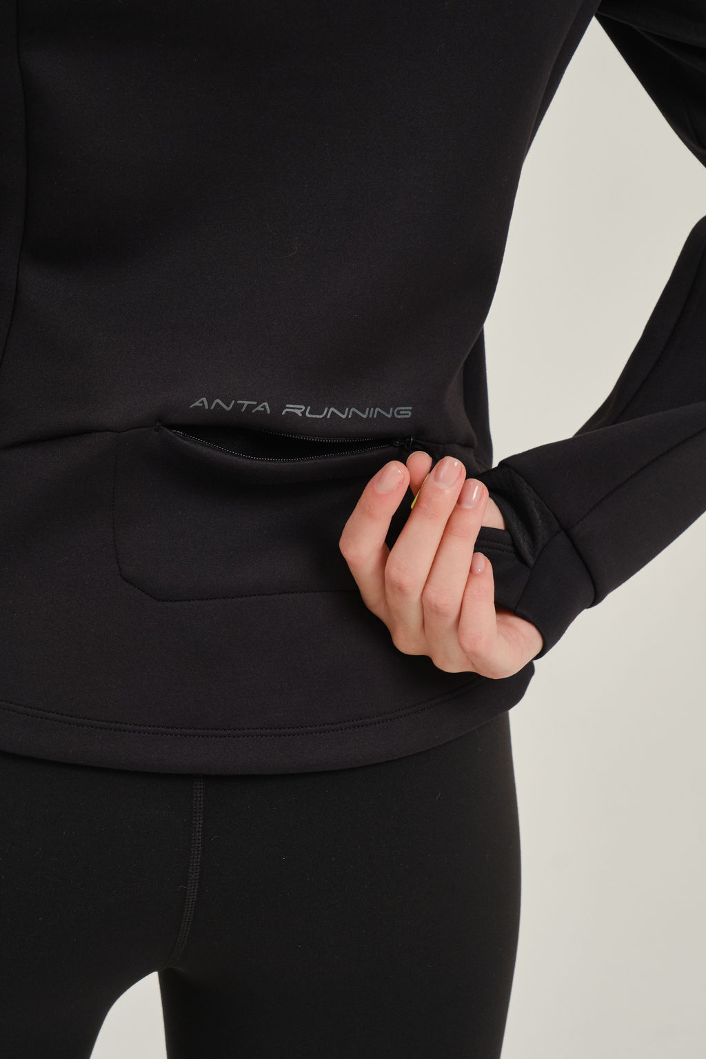 Толстовка на молнии Черный