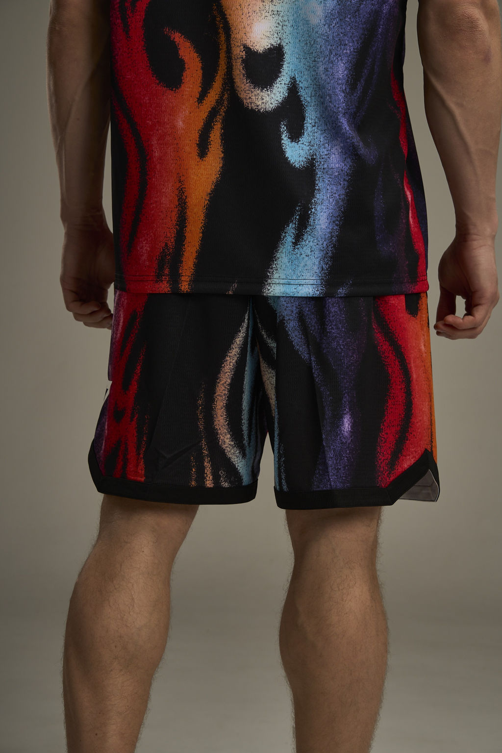 Шорты Черный/Оранжевый (Принт) SHOCK 4 Game Shorts - Anta фото 9