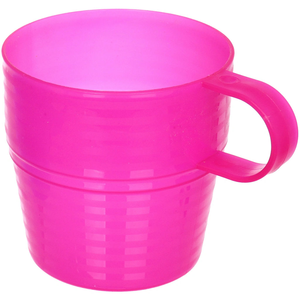 Цена за 2 шт. Кружка пластиковая 300мл в наборе 4шт "Ассорти", микс цветов