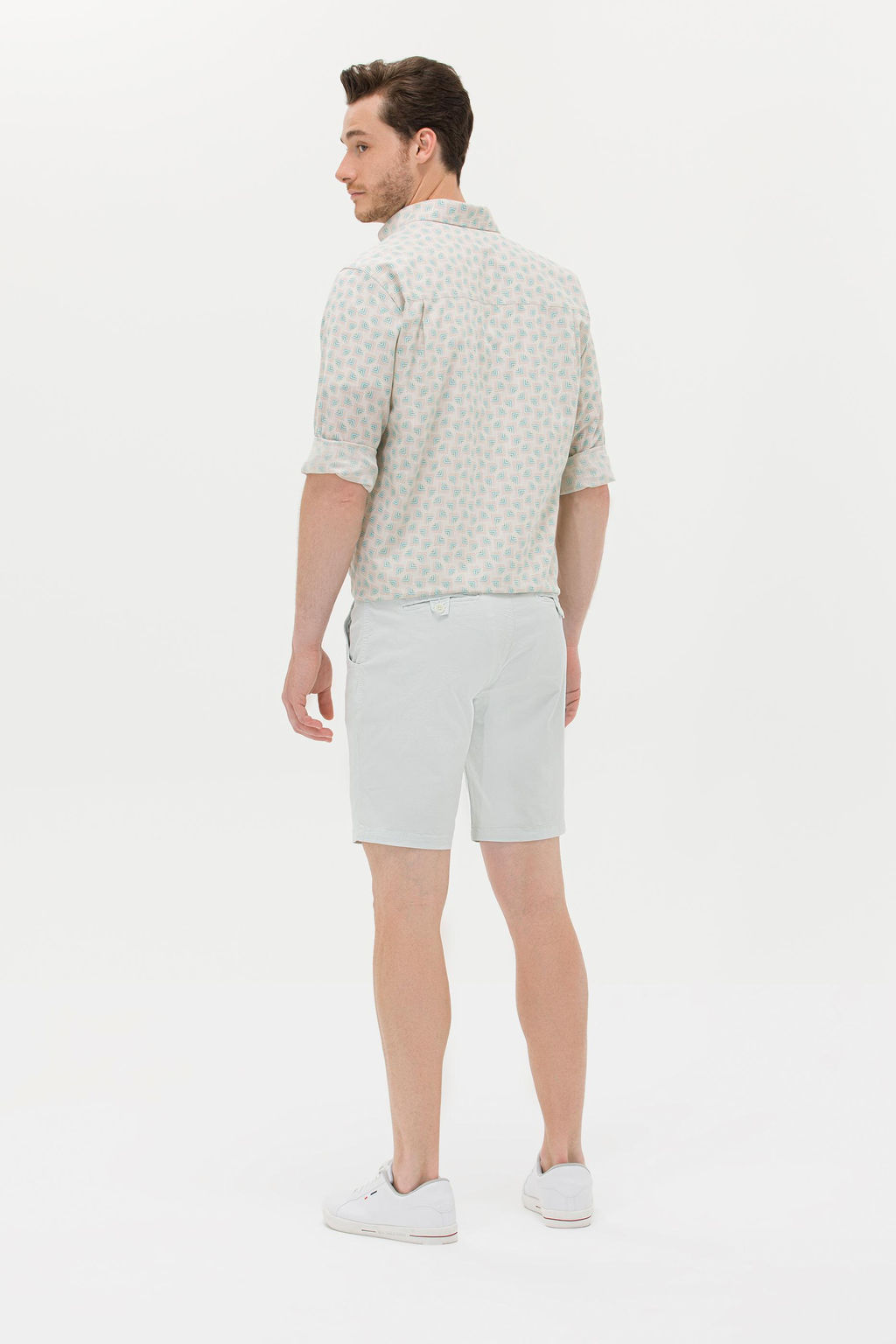 U. S. Polo Assn Мужские тканые шорты цвета морской волны - U.s. polo assn фото 4