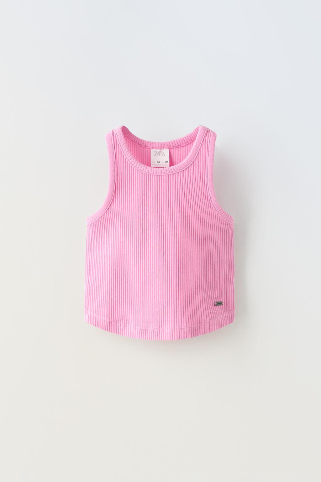 RIBBED RACERBACK TOP - Zara фото 7