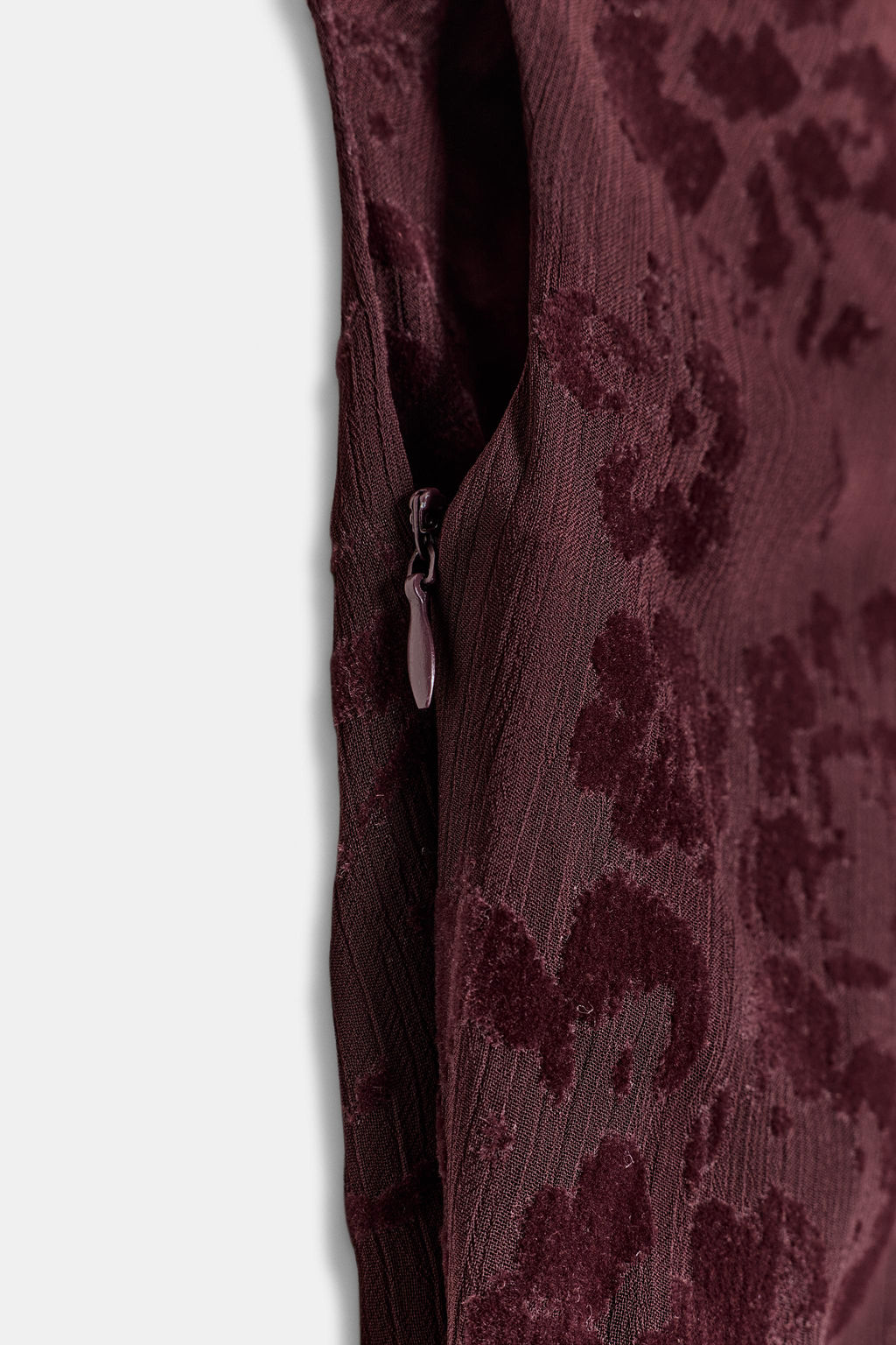 ASYMMETRIC DEVOURED FRINGE MIDI DRESS - Zara фото 9