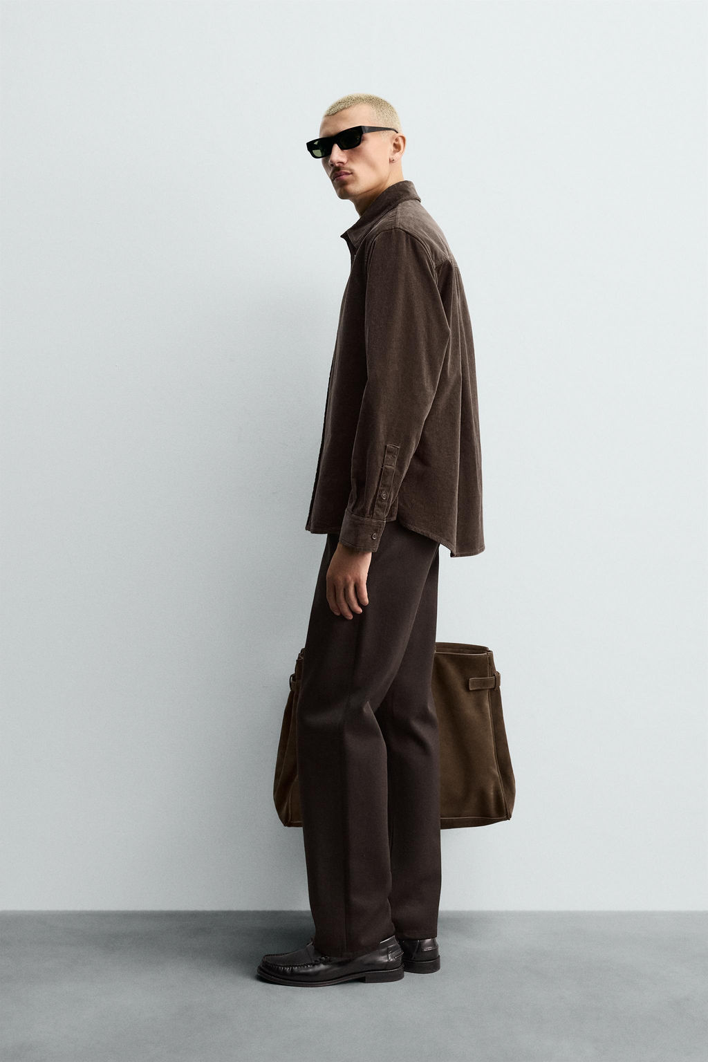 RELAXED FIT CORDUROY SHIRT - Zara фото 4