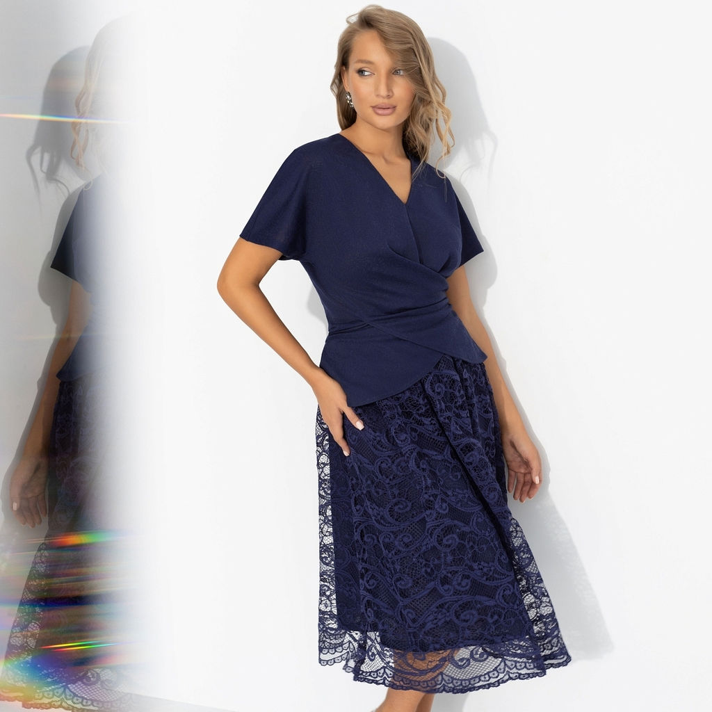 Костюм с юбкой нарядный, Ручаюсь за успех (2 в 1, роскошь) / Новый год