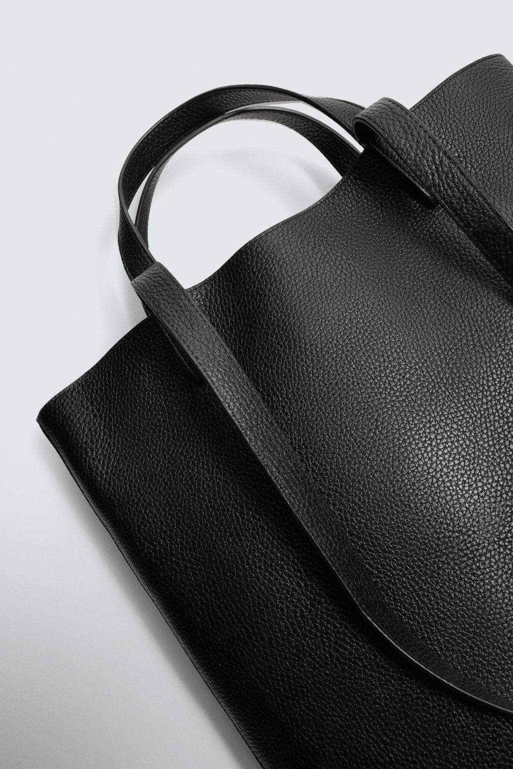 BOLSO SHOPPER PIEL LIMITED EDITION / Negro - Zara фото 3