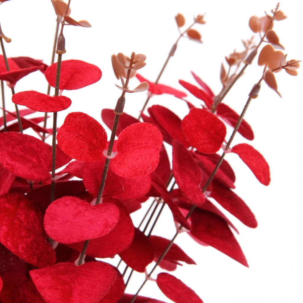 Искусственные цветы "FLOWERS MAGIC" 50см Эвкалипт красный