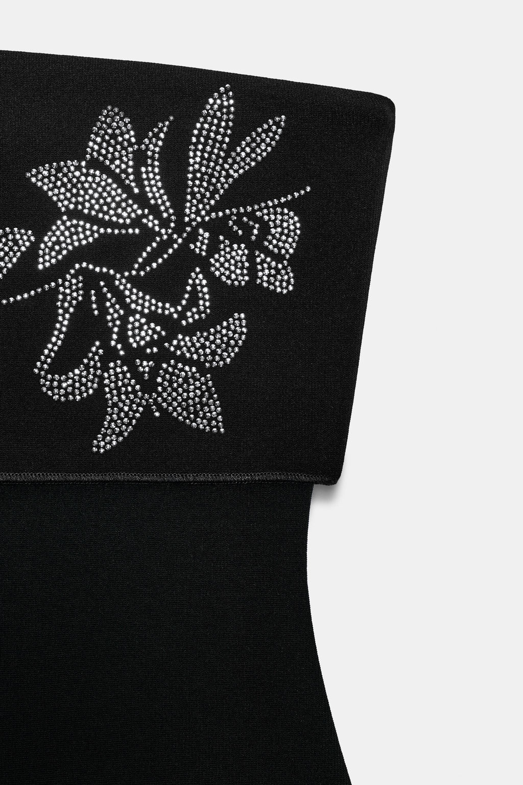 SPARKLY STRETCH BANDEAU BODYSUIT - Zara фото 6