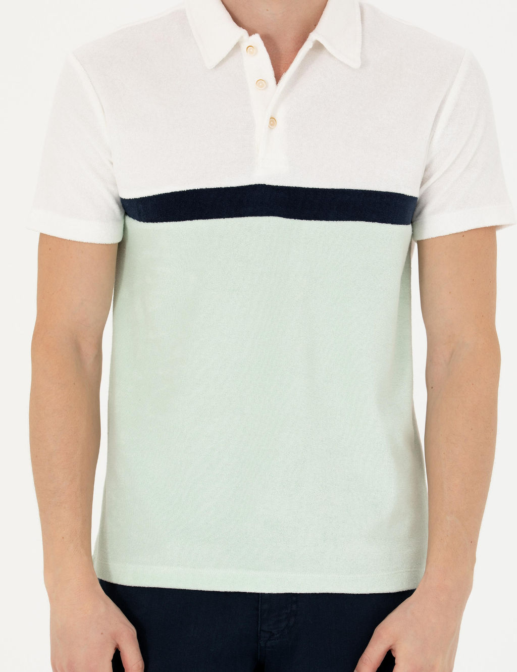 Ye_il Slim Fit Polo Yaka T-shirt