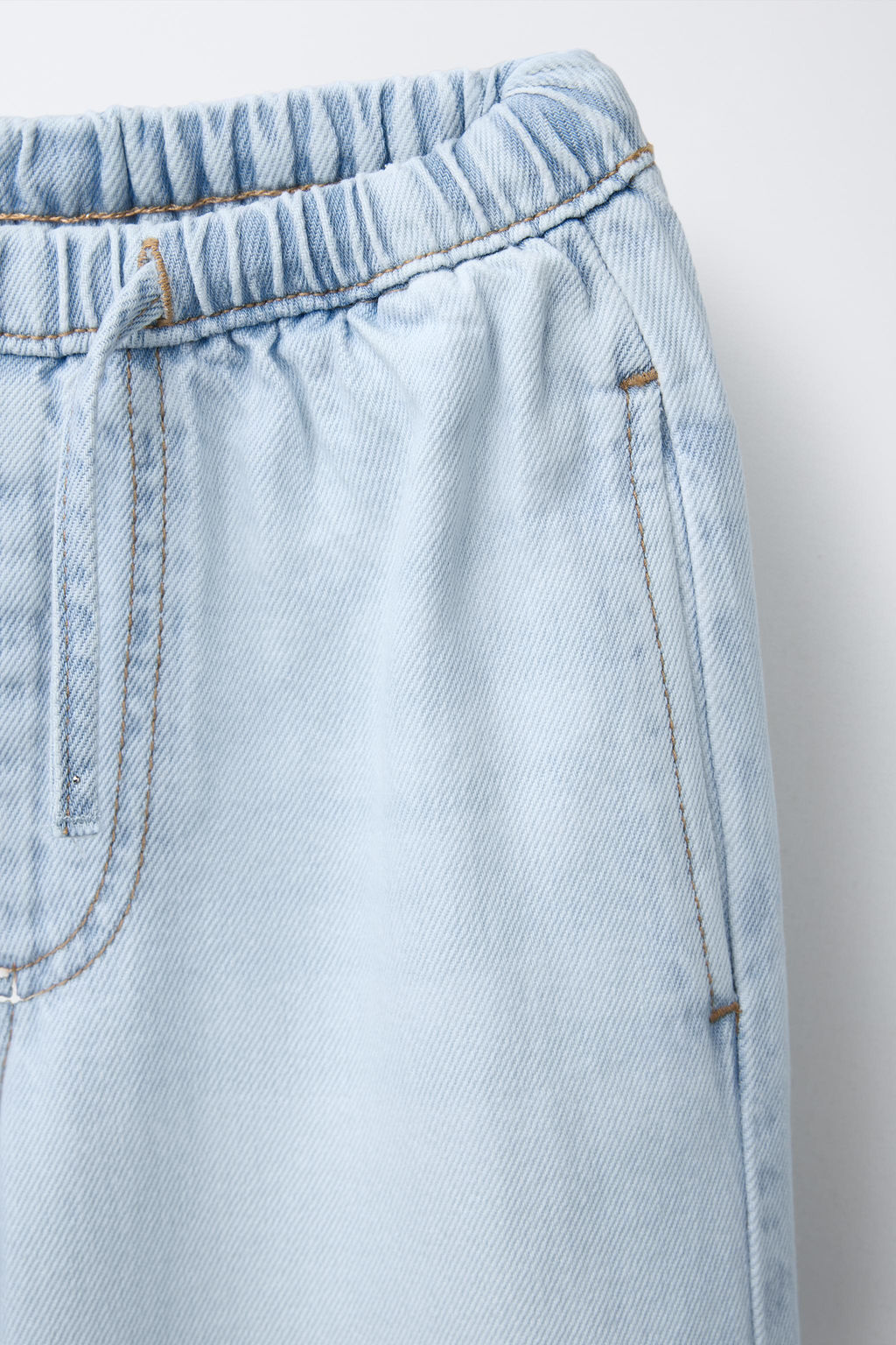 SLIM WAIST WIDE-LEG JEANS - Zara фото 3