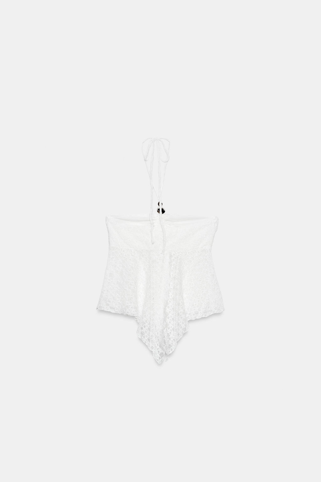 TOP ENCAJE PICOS / Blanco - Zara фото 7
