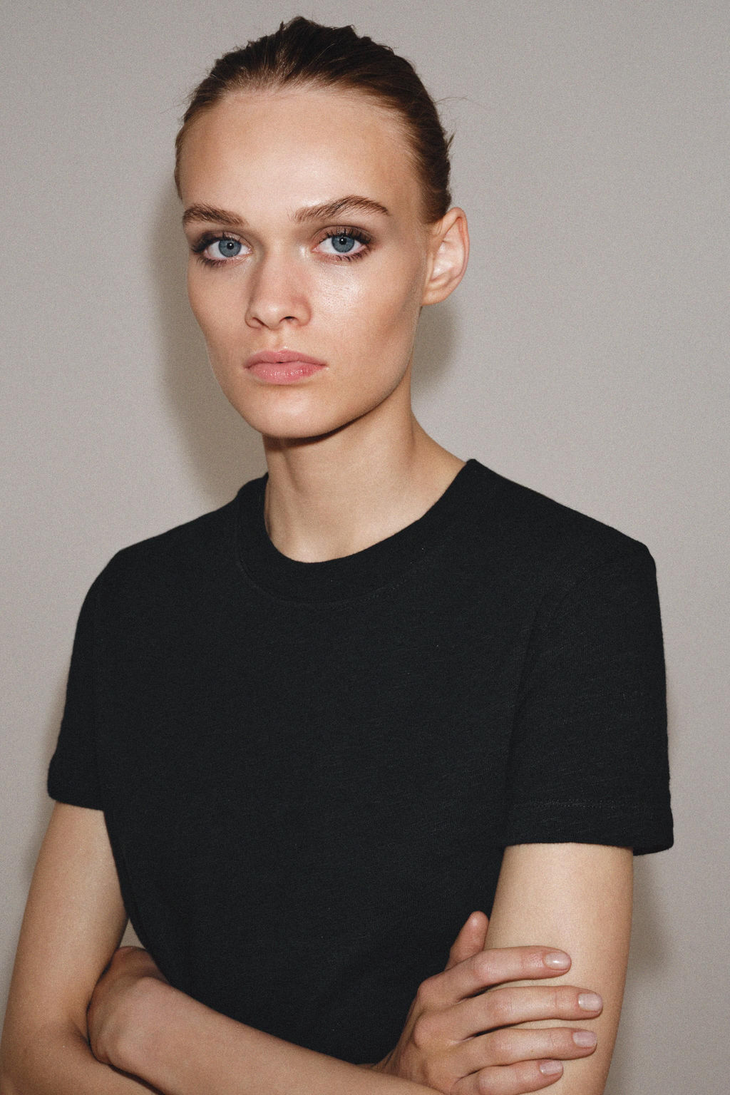 CAMISETA ALGOD?N FLAM? / Negro - Zara фото 2