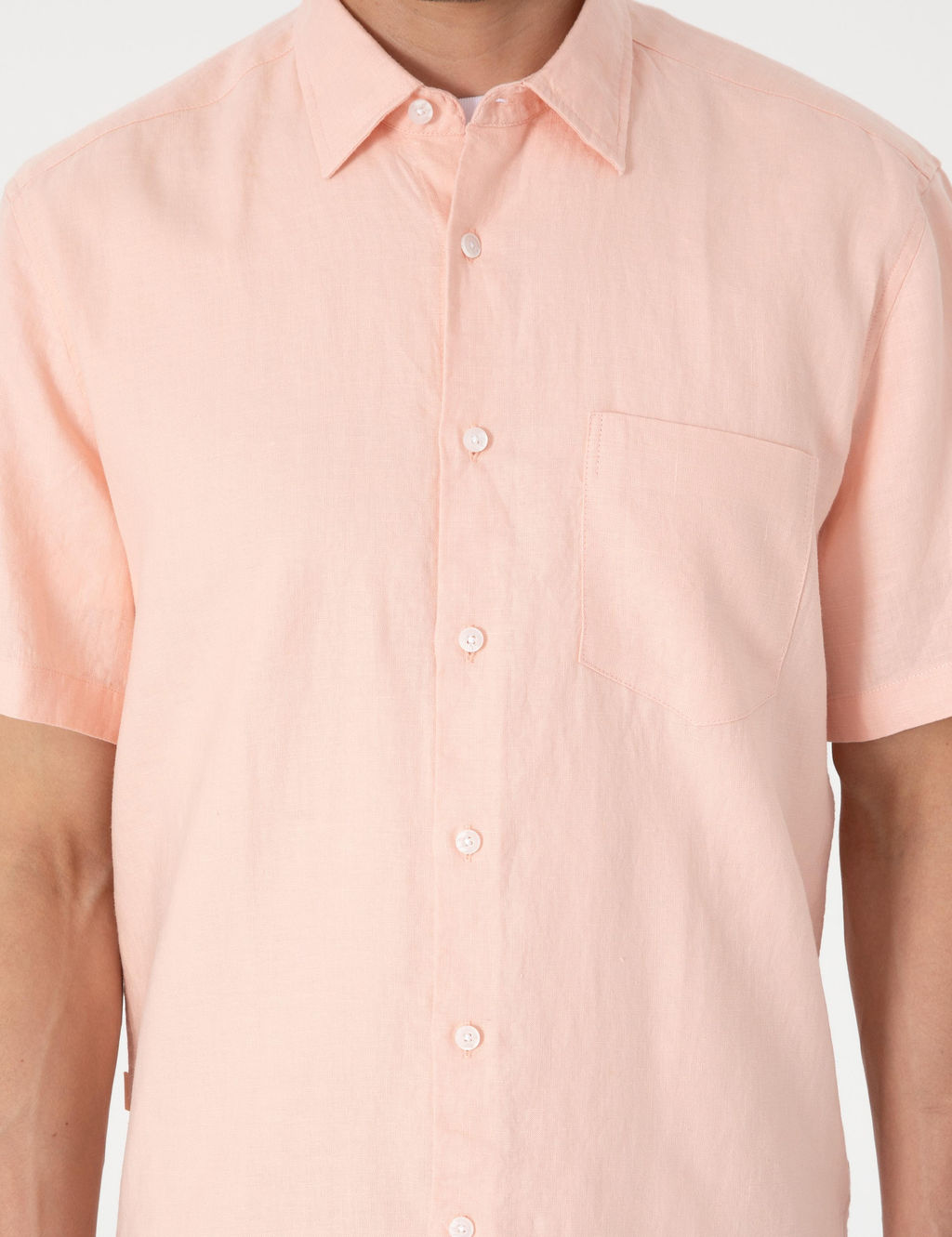 Pudra Comfort Fit %100 Keten K_sa Kollu G_mlek