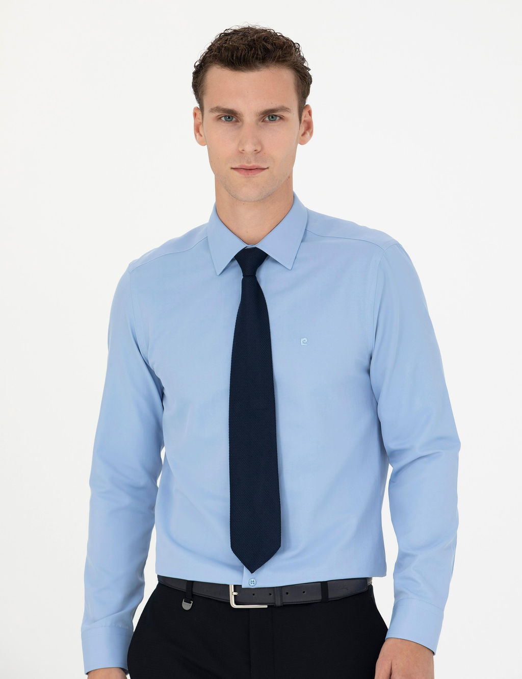 Mavi Slim Fit Uzun Kollu Basic G_mlek