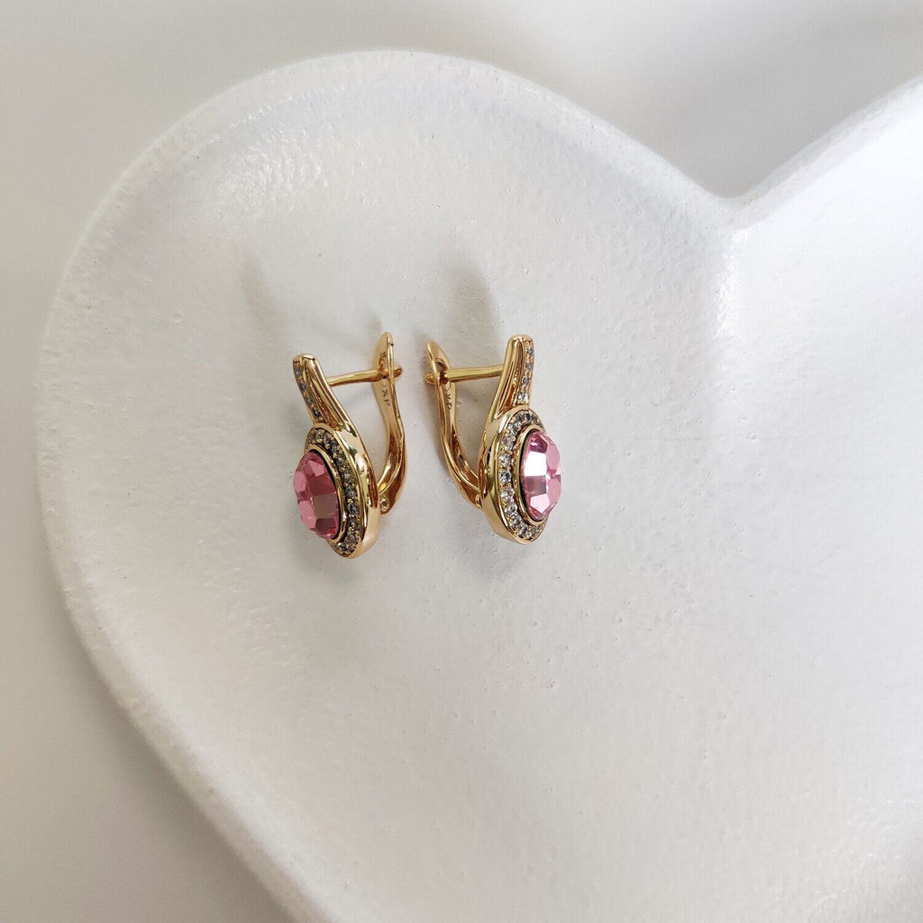 Серьги с кристаллами Swarovski