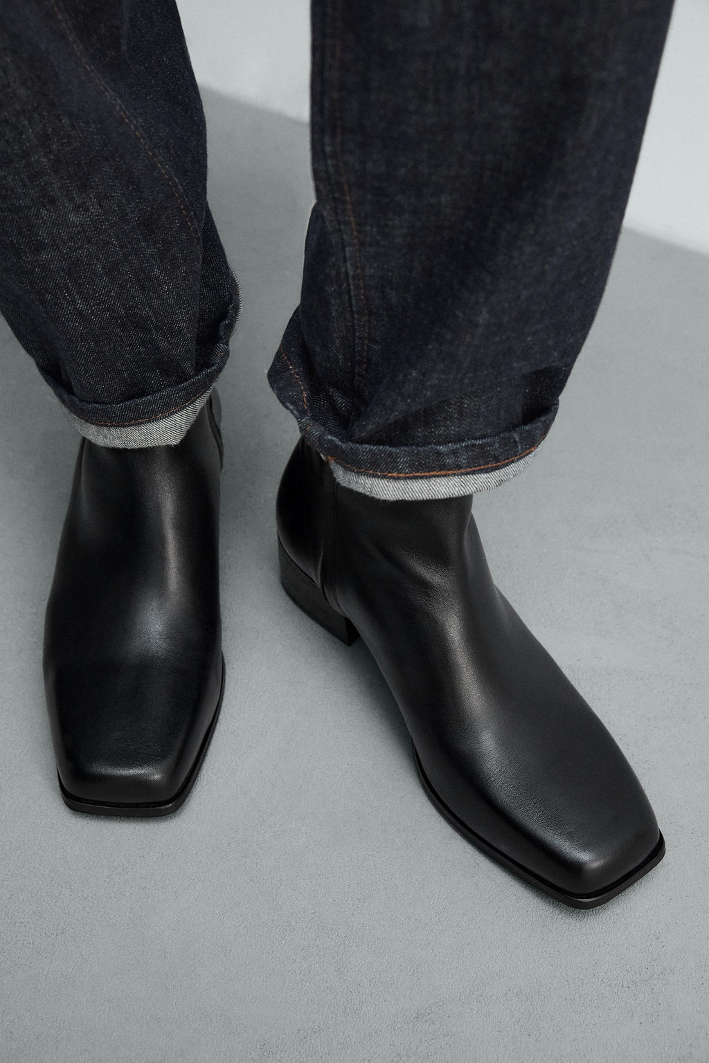 LEATHER HEELED BOOTS - Zara фото 10