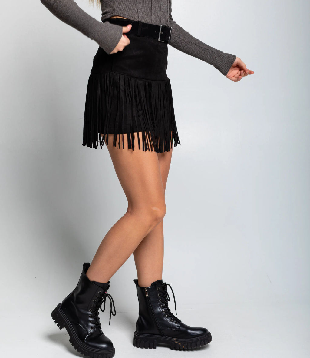 Юбка #КТ2516 (6), чёрный - Dommod фото 3