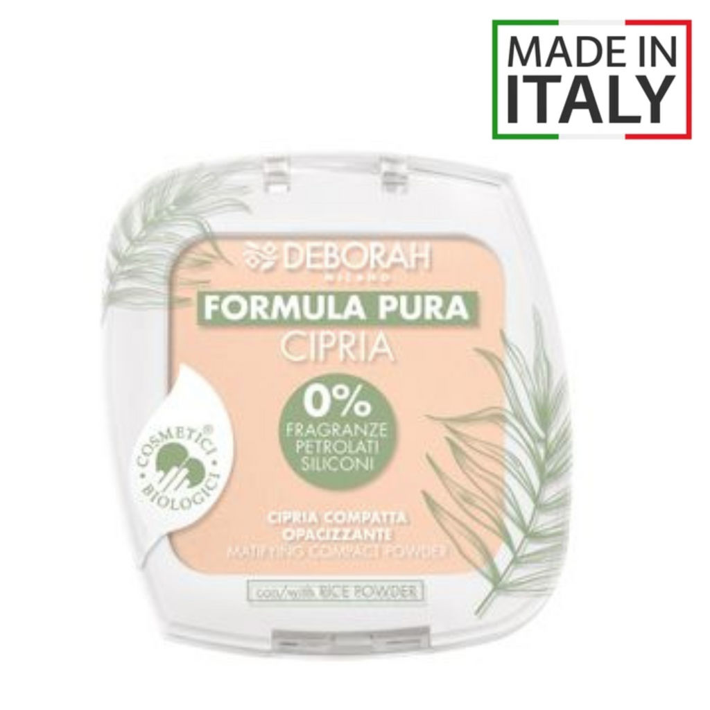 DEBORAH Пудра для лица матирующая Cipria Formula Pura тон 02, 9г