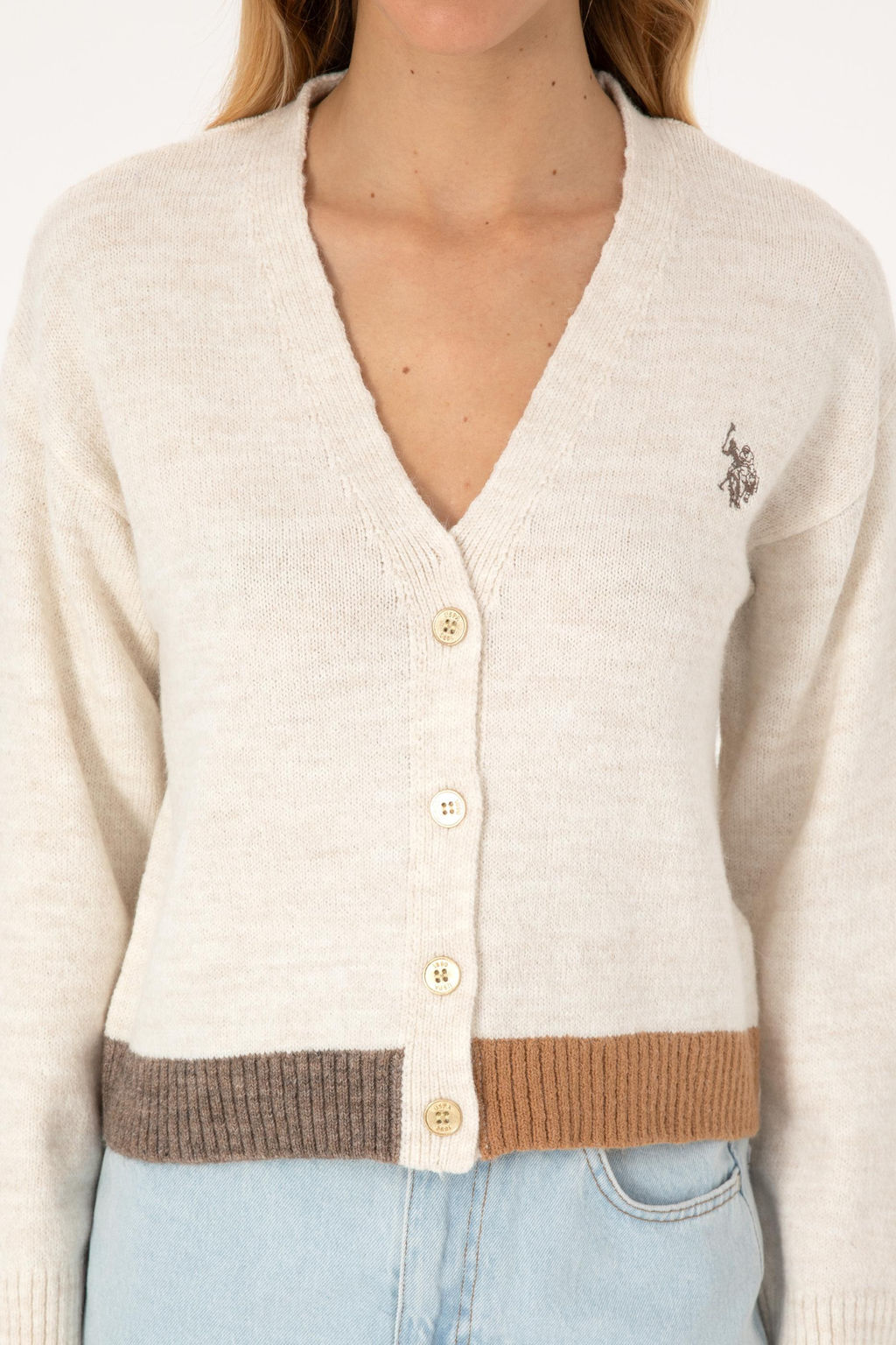 Kad_n Krem Triko H_rka - U.s. polo assn фото 6